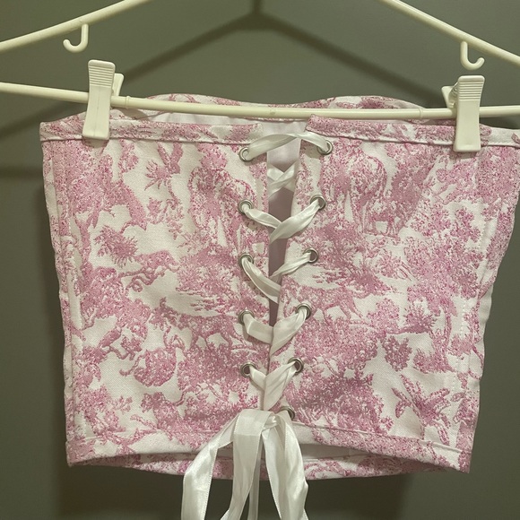 Pink Corset Top - Picture 2 of 2